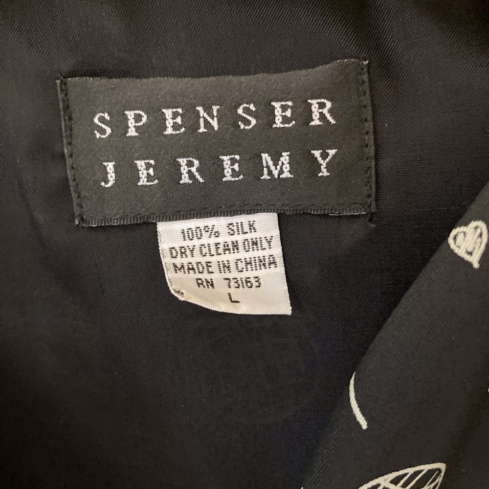 Cute Spenser Jeremy Vest 100% silk Large - Picture 3 of 5